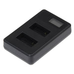 Caricabatterie doppio con schermo LCD per GoPro HERO3+ e HERO3