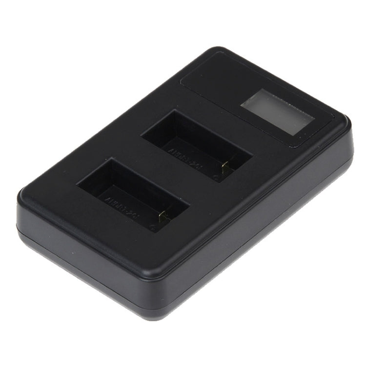 Caricabatterie doppio con schermo LCD per GoPro HERO3+ e HERO3