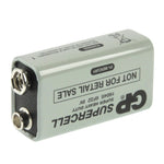 Batteria 9V 6F22 1604D per fotocamere e dispositivi elettronici
