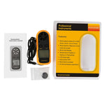 Anemometro digitale AR-816 portatile con termometro - immagine 4