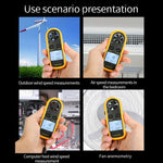 Anemometro digitale AR-816 portatile con termometro - immagine 8