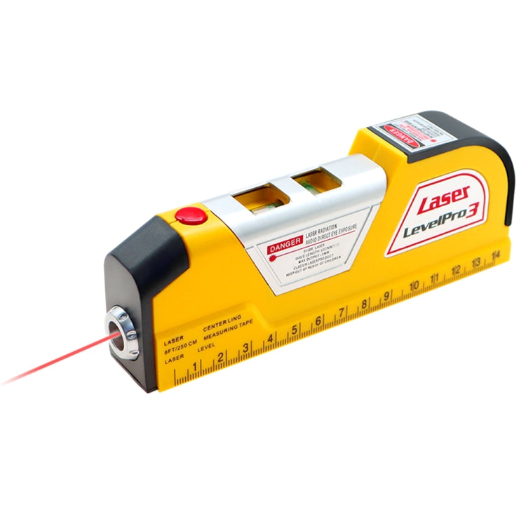 Livella laser Pro 3 con metro a nastro da 250 cm