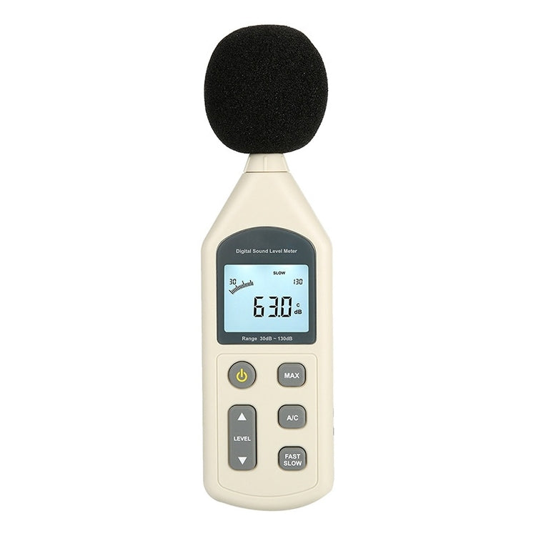 Fonometro digitale 30-130 dB con microfono capacitivo da 1/2 pollice - immagine 2