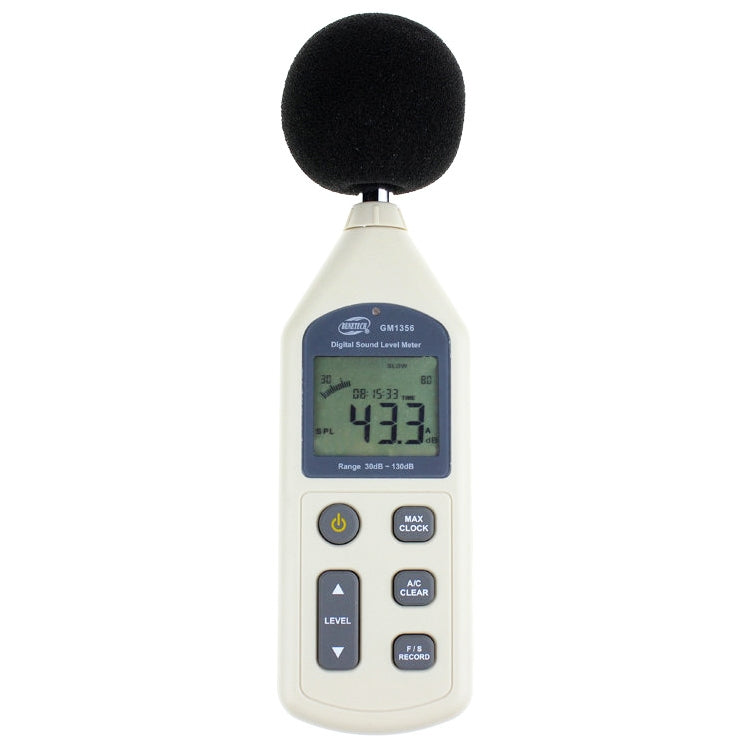 Fonometro digitale USB 30-130 dB con registrazione dati