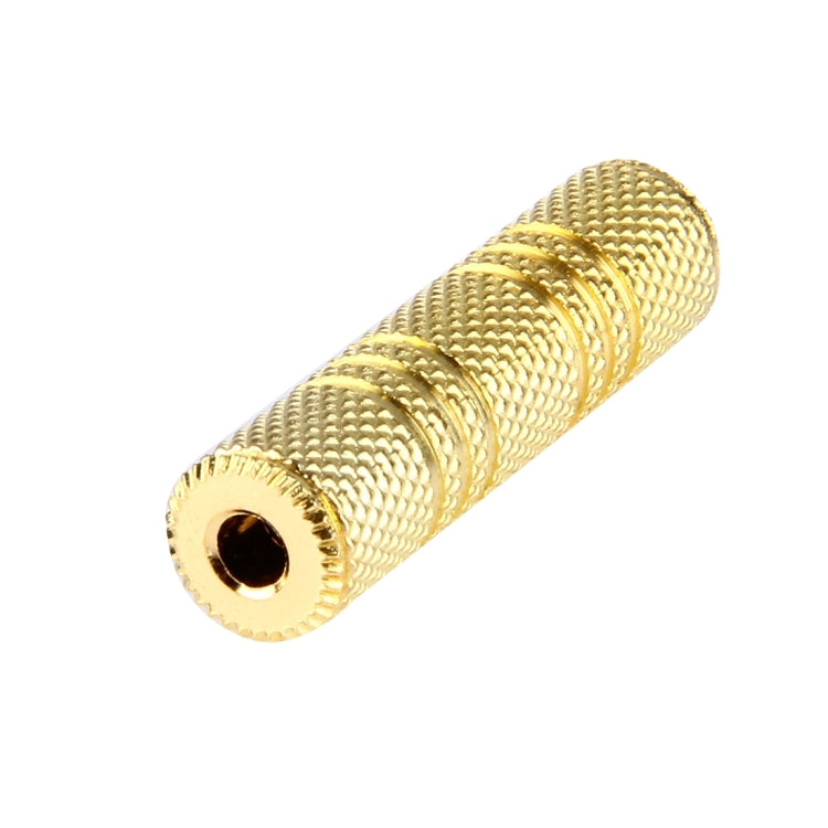 Adattatore jack stereo 3,5 mm femmina a femmina placcato oro