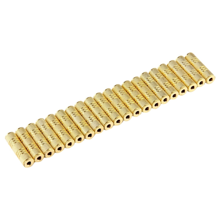 Adattatore jack stereo 3,5 mm femmina a femmina placcato oro