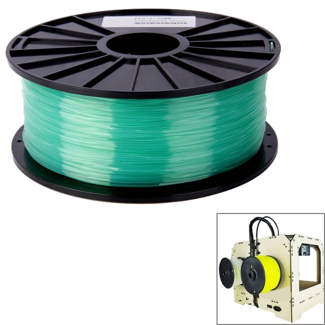 Filamento PLA trasparente per stampa 3D, 3 mm e 115 m - immagine 2