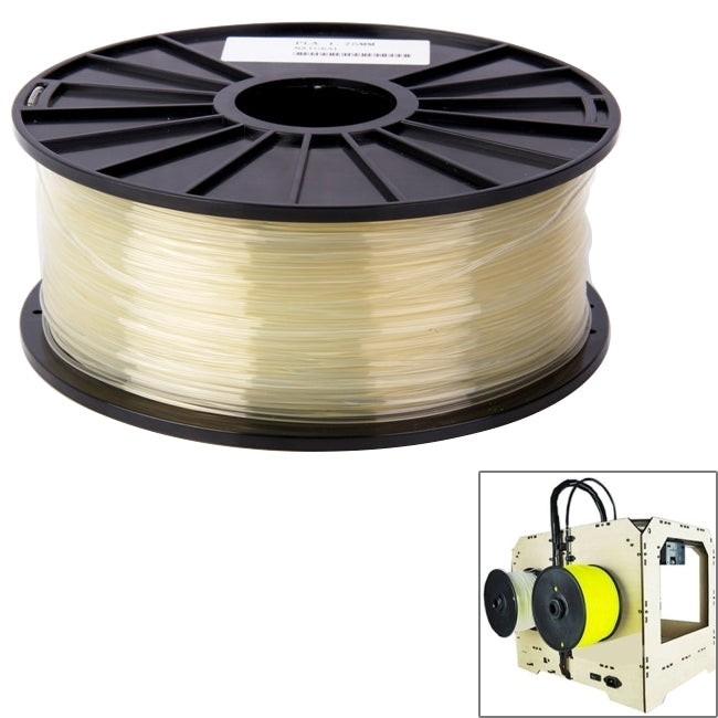 Filamento PLA trasparente per stampa 3D, 3 mm e 115 m - immagine 7