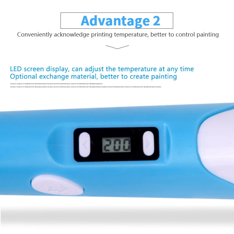 Penna per stampa 3D portatile con filamento ABS e spina EU - immagine 6