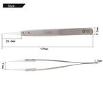 Pinzette con punta in ceramica e acciaio inox resistenti alte tem