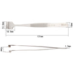 Pinzette in acciaio inox per wafer di silicio 20cm