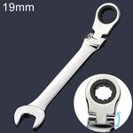 Chiave angolare a cricchetto 19 mm, lunghezza 24,5 cm