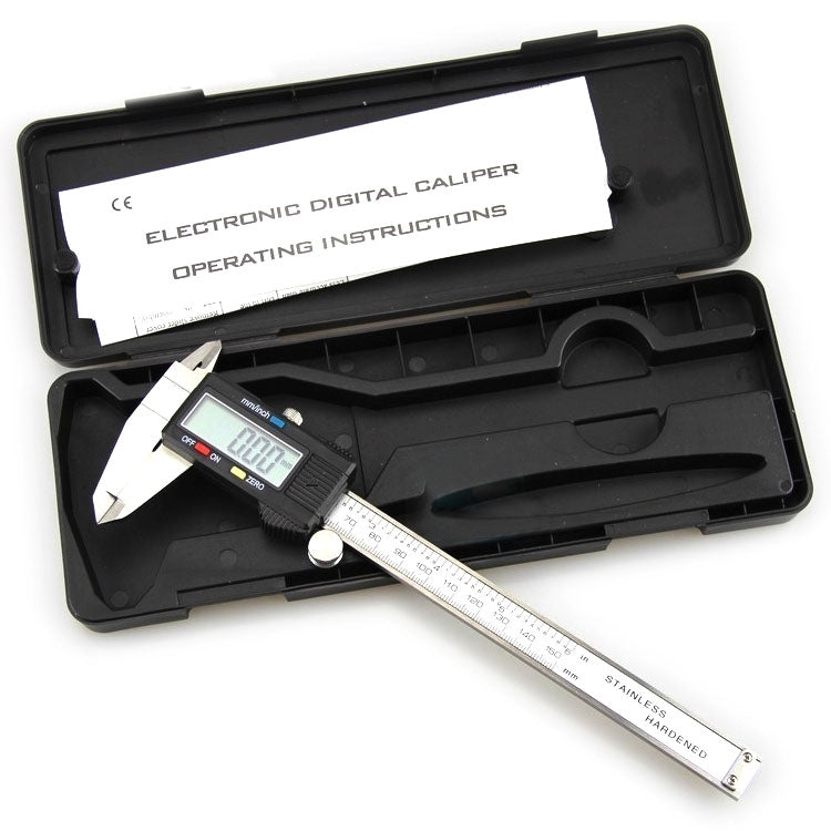 Calibro digitale LCD 150 mm con micrometro e vernier