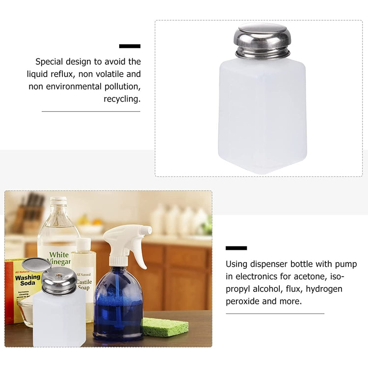 Bottiglia dosatore a pressione 250 ml in acciaio inox