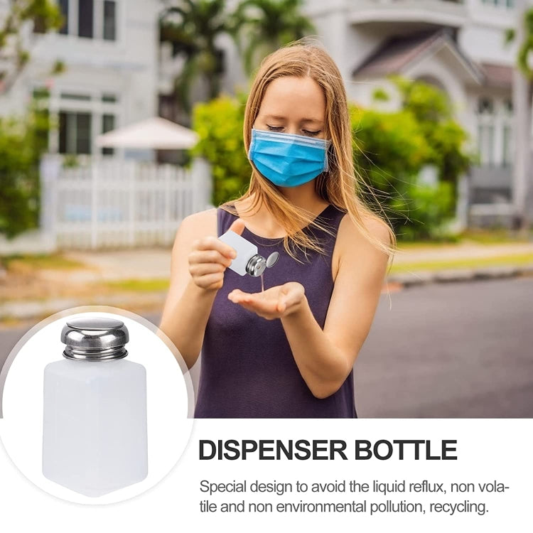 Bottiglia dosatore a pressione 250 ml in acciaio inox