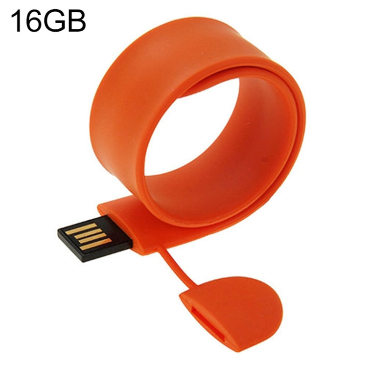 Bracciale USB in silicone con memoria 16 GB