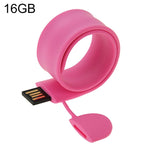 Bracciale USB in silicone con memoria 16 GB