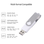 Chiavetta USB 2.0 Twister da 128GB bianca - immagine 5