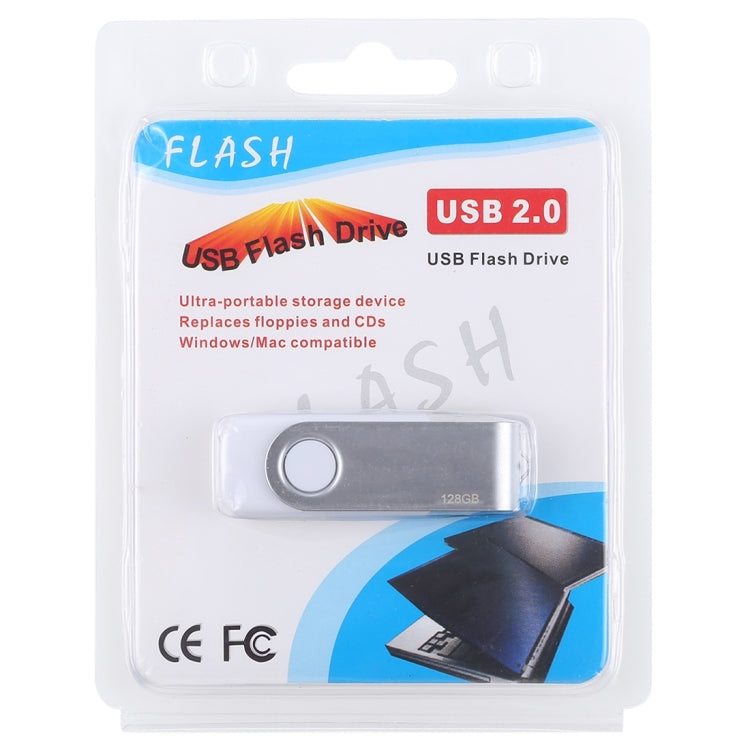 Chiavetta USB 2.0 Twister da 128GB bianca - immagine 8