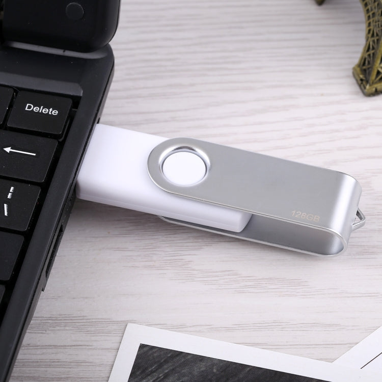 Chiavetta USB 2.0 Twister da 128GB bianca - immagine 10