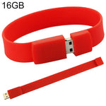 Chiavetta USB 2.0 da 16 GB a braccialetto in silicone
