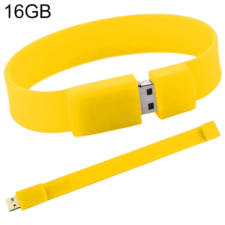 Disco flash USB 2.0 16 GB per braccialetti in silicone