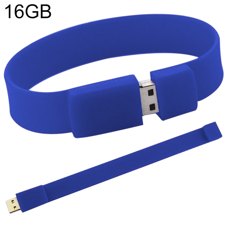 Disco flash USB 2.0 16GB per braccialetti in silicone