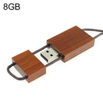 Chiavetta USB 2.0 in materiale effetto legno, 2, 4 o 8 GB - immagine 7