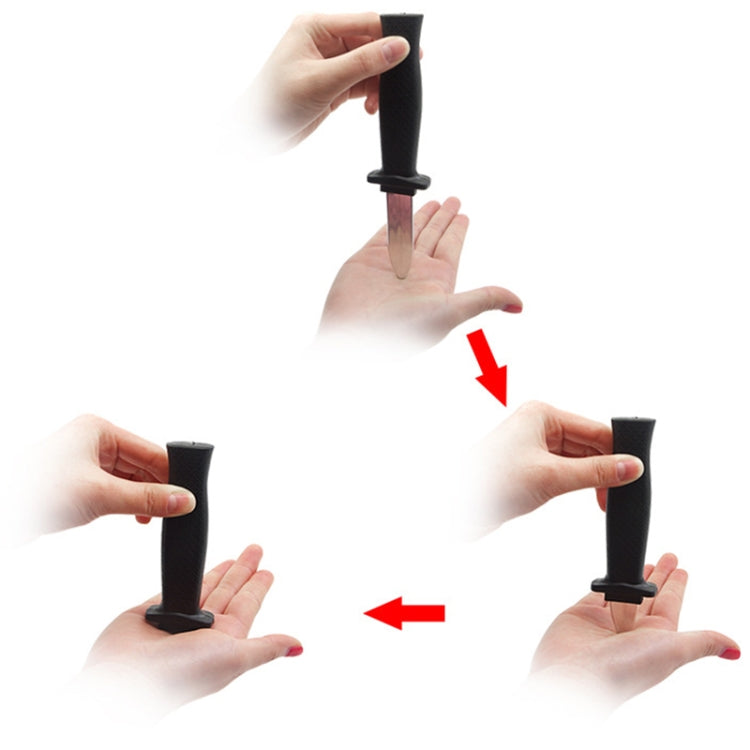 Coltello giocattolo retrattile in plastica 18,5 cm