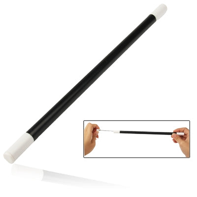 Set 3 pezzi bacchetta magica nera in plastica 25cm