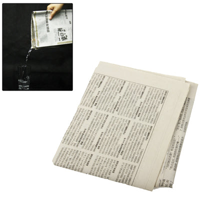 Giornali magici versano acqua oggetti di scena 42x27 cm
