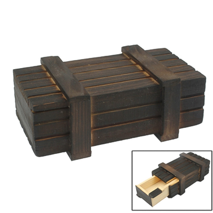 Scatola magica in legno con cassetto segreto S