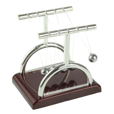 Mini Newton da tavolo 10 mm base plastica equilibrio sfere
