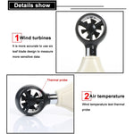 Anemometro digitale BENETECH GM816A con display retroilluminato - immagine 6