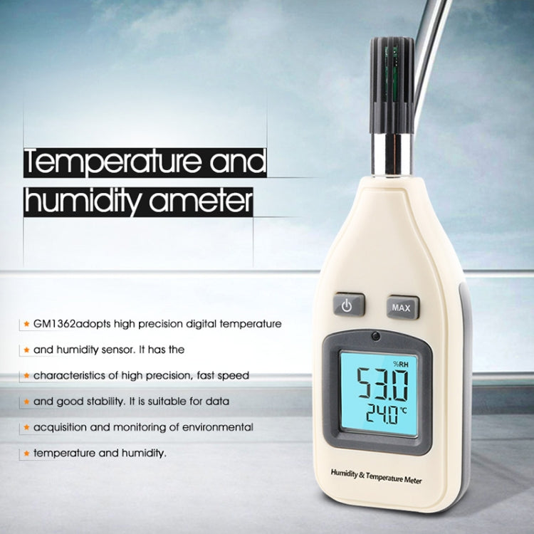 Benetech GM1362 Misuratore digitale umidità e temperatura
