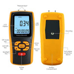 Manometro digitale BENETECH GM520 con display LCD - immagine 11