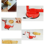 Affettatrice per patate a spirale 24x15x12 cm