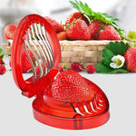 Coltello affetta fragole con lama in acciaio inox