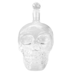 Bottiglia in vetro cristallo con teschio 550ML