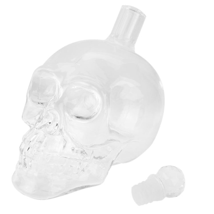 Bottiglia in vetro cristallo con teschio 550ML