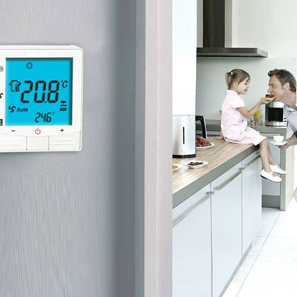 Termostato ambiente programmabile a 2 tubi con display LCD - immagine 11