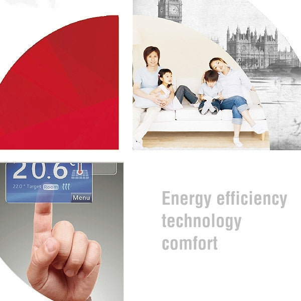 Termostato ambiente programmabile a 2 tubi con display LCD - immagine 8