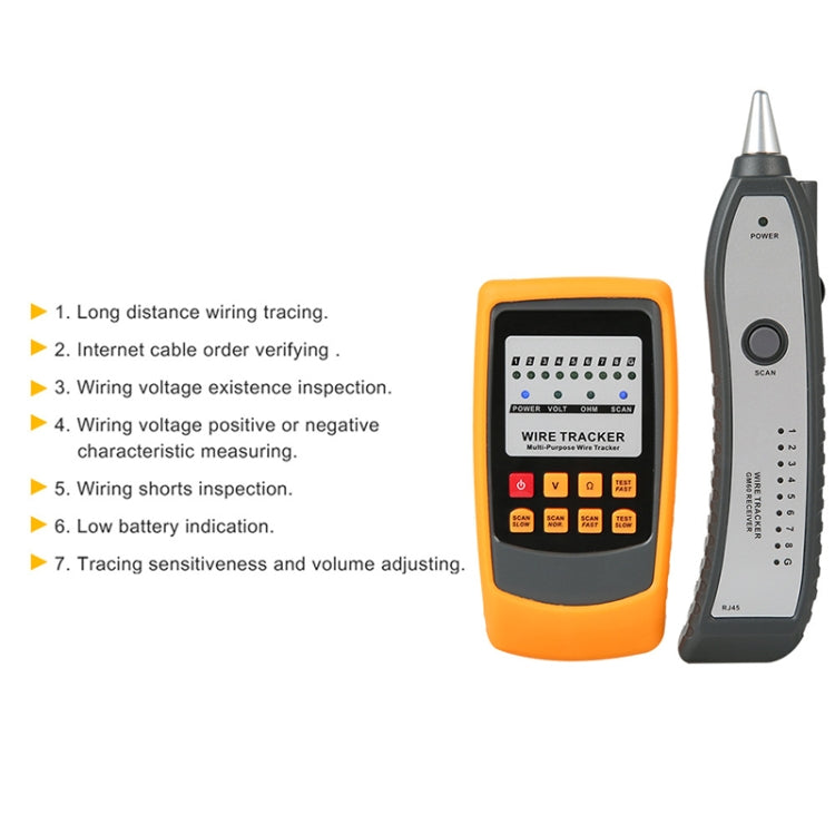 Localizzatore di cavi Benetech GM60 con verifica tensione - immagine 2