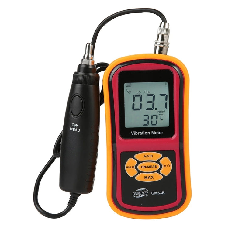 Misuratore di vibrazioni digitale Benetech GM63B con sonde