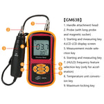 Misuratore di vibrazioni digitale Benetech GM63B con sonde - immagine 4