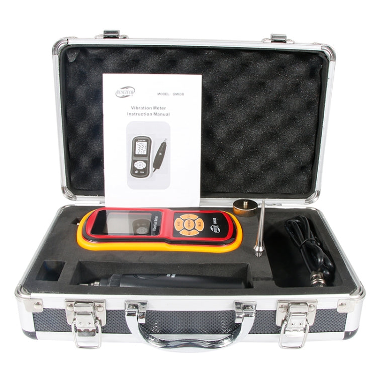Misuratore di vibrazioni digitale Benetech GM63B con sonde - immagine 5