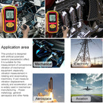 Misuratore di vibrazioni digitale Benetech GM63B con sonde - immagine 7