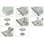 Sacchetto compressione sottovuoto per vestiti 17x15x7 cm