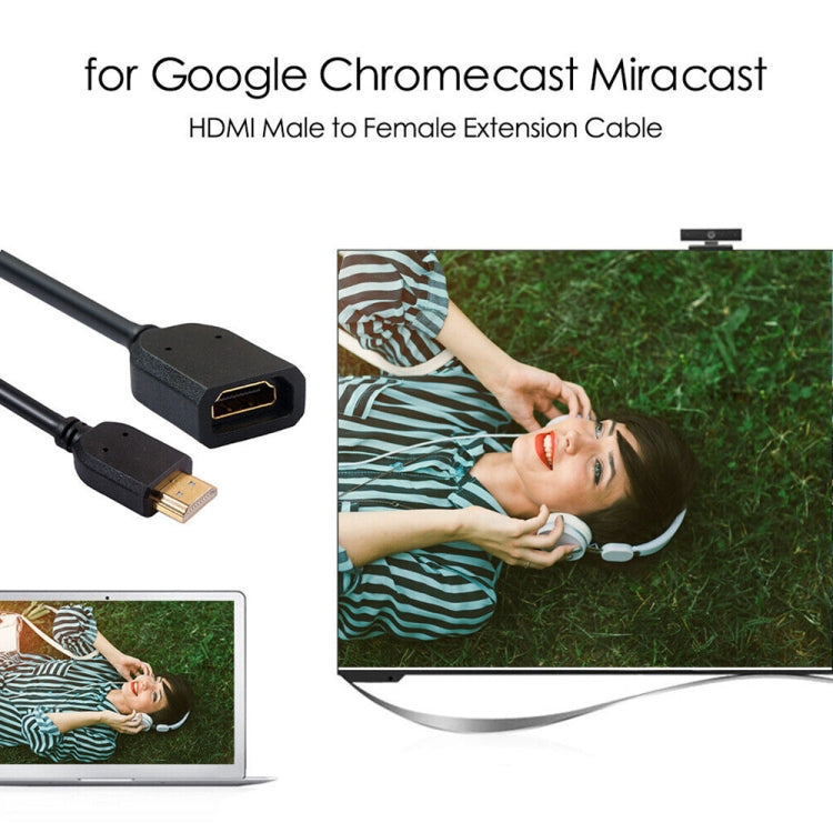 Cavo adattatore HDMI 19 pin maschio a femmina 10 cm