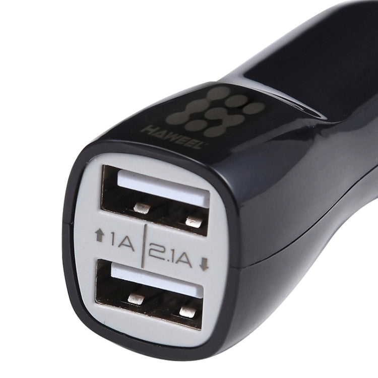 Caricatore auto doppia porta USB 2,1A + 1A universale
